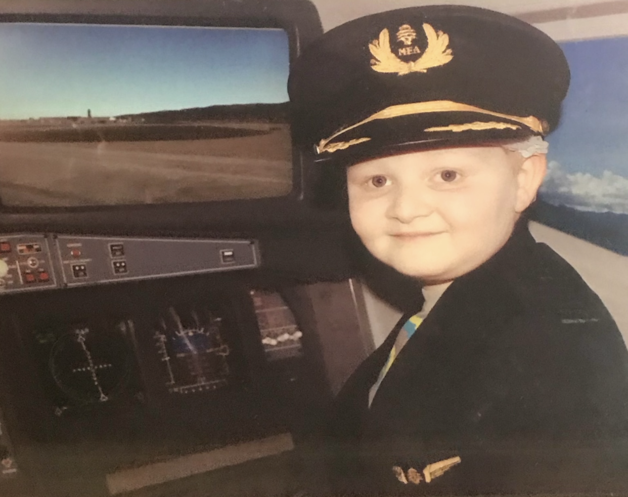 Jad as a young pilot